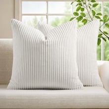 Gracie Corduroy Velvet European Pillowcases (Set of 2)